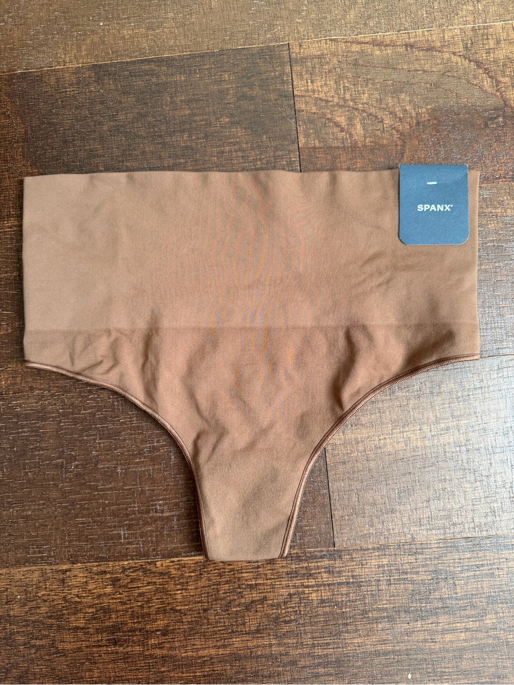 SPANX 1X High-Waist thongs in Brown NWT